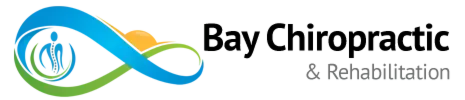 The logo features a blue and green infinity loop with a yellow sun, resembling holistic care by a doctor or chiropractor